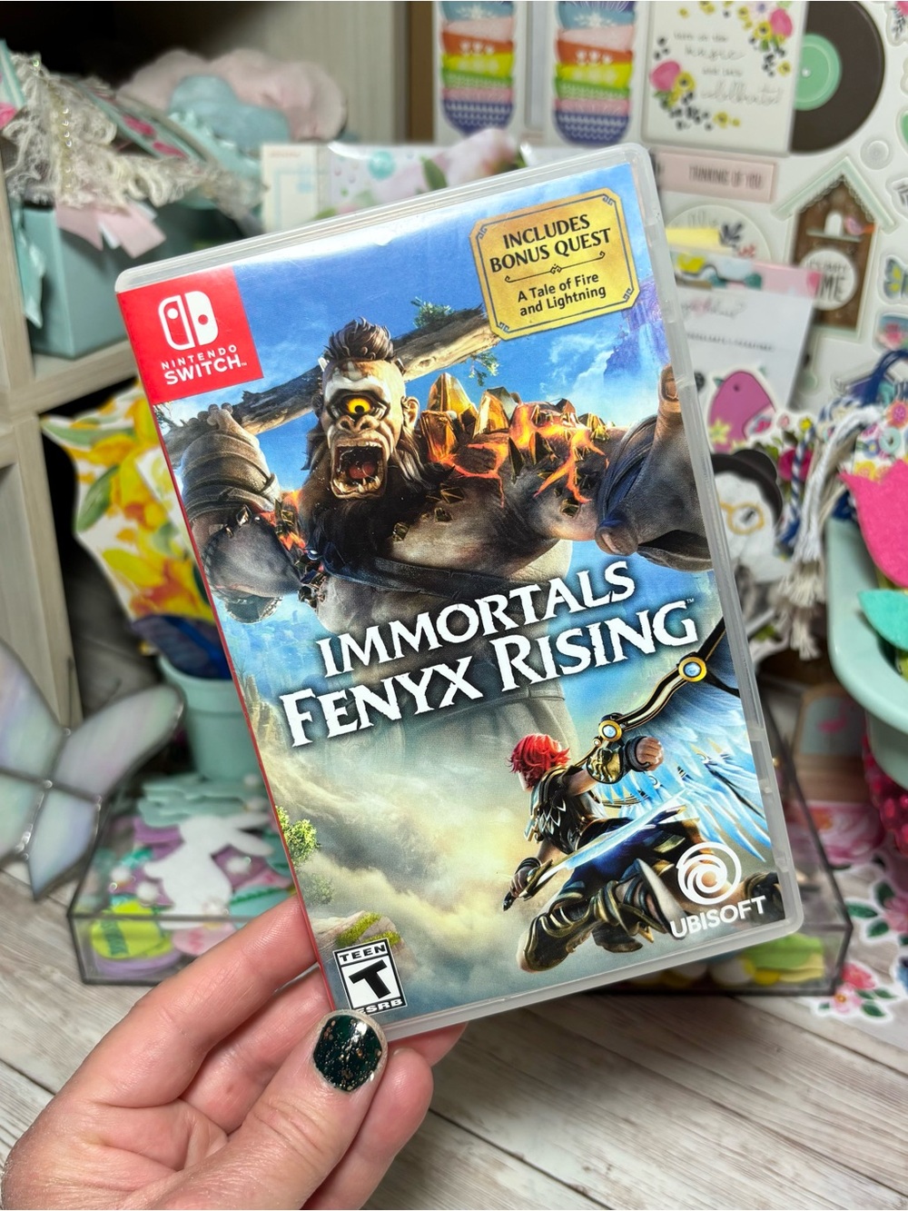 Immortals Fenyx Rising Nintendo Switch Game Ubisoft 2020 Teen With Bonus Quest